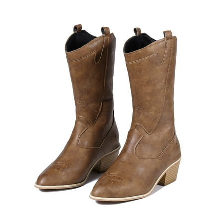 ertutuyi middle toe women shoes color embroidery round high solid retro booties slip on heels women s boots brown 40
ertutuyi middle toe women shoes color embroidery round high solid retro booties slip on heels women s boots brown 40