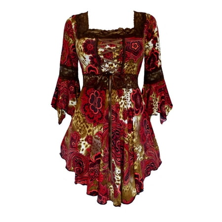 Dare To Wear Victorian Gothic Boho Renaissance Corset Top S - 5x