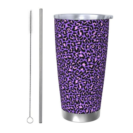 Coaee Purple Leopard for 20oz Insulated Kettle Water Bottle For Running Hiking Cycling Climbing Men S Woman Insulated Water Bottle-Straw Two-piece Set
Coaee Purple Leopard for 20oz Insulated Kettle Water Bottle For Running Hiking Cycling Climbing Men S Woman Insulated Water Bottle-Straw Two-piece Set