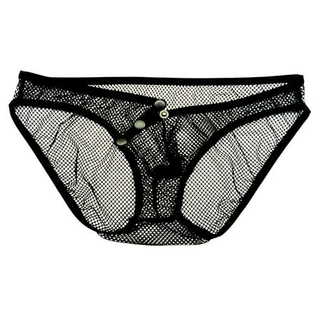 Sexy Men s Lace Mesh G-string Thongs Underwear Bikini Boxers Briefs Jockstrap