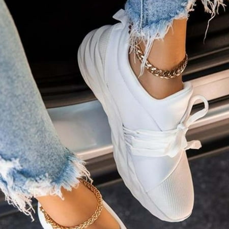 HAOTAGS Women s Elevate Mesh Sneakers Lace Up Comfortable Walking Shoes White Size 8.5
HAOTAGS Women s Elevate Mesh Sneakers Lace Up Comfortable Walking Shoes White Size 8.5
