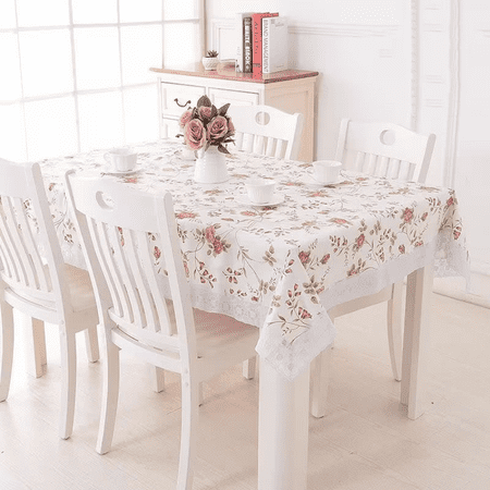 Heavy Duty Vinyl Tablecloth with Flannel Backing Waterproof Oil-Proof PVC Table Cloth Stain-Resistant Wipeable Rectangle or Square Table Cover for Indoor and Outdoor (Flowers 152*228cm)
Heavy Duty Vinyl Tablecloth with Flannel Backing Waterproof Oil-Proof PVC Table Cloth Stain-Resistant Wipeable Rectangle or Square Table Cover for Indoor and Outdoor (Flowers 152*228cm)