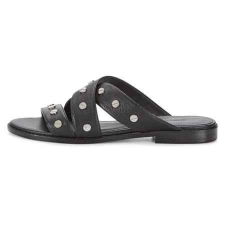 

Rebecca Minkoff Women s Susie Leather Slides US 7 Black