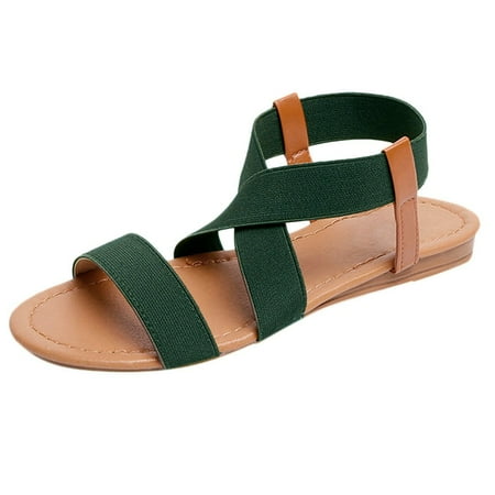 Follure Girl women s casual shoes Women Low Heel Skidding Beach Shoes Cross Strap Sandals Peep-toe Sandals Green 37
Follure Girl women s casual shoes Women Low Heel Skidding Beach Shoes Cross Strap Sandals Peep-toe Sandals Green 37