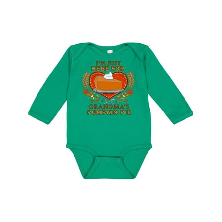 Inktastic I m Just Here for Grandma s Pumpkin Pie with Heart Gift Baby Boy or Baby Girl Long Sleeve Bodysuit
Inktastic I m Just Here for Grandma s Pumpkin Pie with Heart Gift Baby Boy or Baby Girl Long Sleeve Bodysuit