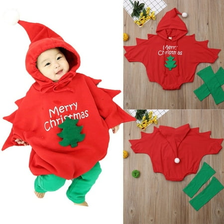 XMAS Hot Cute Infant Newborn Unisex Baby Girls Boy Christmas Tree Print Hooded Rompers Leg Warmers Outfits
XMAS Hot Cute Infant Newborn Unisex Baby Girls Boy Christmas Tree Print Hooded Rompers Leg Warmers Outfits