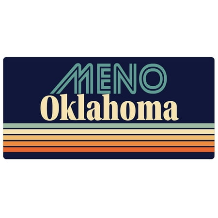 Meno Oklahoma 5 x 2.5-Inch Fridge Magnet Retro Design