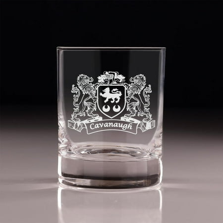 Cavanaugh Irish Coat of Arms Old Fashioned Tumblers - Set of 4