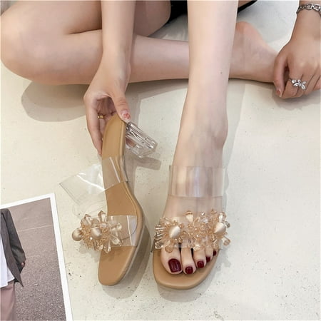 high heels for Women Womens Shoes Summer Casual Transparent Strap Crystal Beads Fashion Crystal High Heel Sandals PU heeled sandals Khaki
high heels for Women Womens Shoes Summer Casual Transparent Strap Crystal Beads Fashion Crystal High Heel Sandals PU heeled sandals Khaki