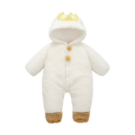 Honeeladyy Toddler Baby Boys Girls Color Plush Cute Bear Ears Winter Thick Keep Warm Jumpsuit Romper White
Honeeladyy Toddler Baby Boys Girls Color Plush Cute Bear Ears Winter Thick Keep Warm Jumpsuit Romper White