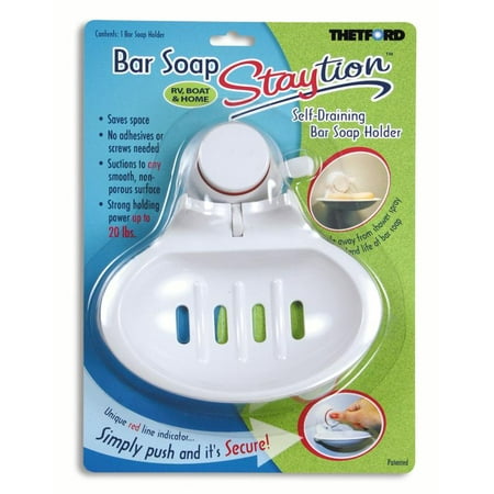 Staytion Bar Soap Suction Holder for RV / Marine / Home use - Thetford 36668