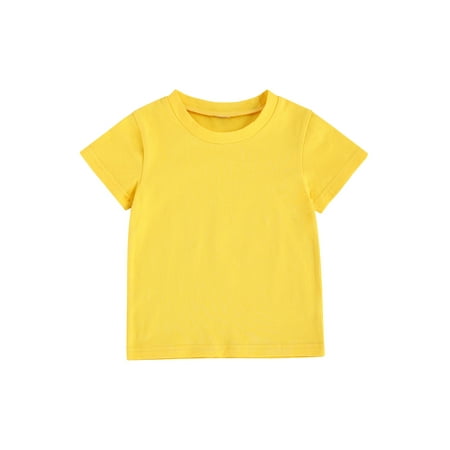 Cotton Children s Solid Cotton Casual T-shirt Unisex Short Sleeve Round Neck Top Simple and Classic Item for Summer Wear 6M-5Y
Cotton Children s Solid Cotton Casual T-shirt Unisex Short Sleeve Round Neck Top Simple and Classic Item for Summer Wear 6M-5Y