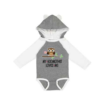 Inktastic My Godmother Loves Me Owl Gift Baby Boy or Baby Girl Long Sleeve Bodysuit
Inktastic My Godmother Loves Me Owl Gift Baby Boy or Baby Girl Long Sleeve Bodysuit