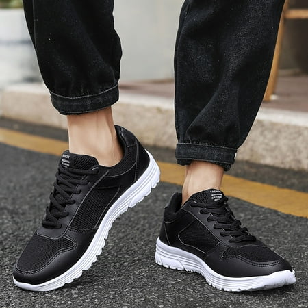 dyfzdhu fashion men mesh mountaineering casual sport shoes lace up solid color running breathable soft bottom
dyfzdhu fashion men mesh mountaineering casual sport shoes lace up solid color running breathable soft bottom
