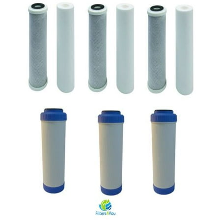 9 PCS Water Filter Replacement Set Fit Reverse Osmosis Sediment Carbon Block GAC
9 PCS Water Filter Replacement Set Fit Reverse Osmosis Sediment Carbon Block GAC