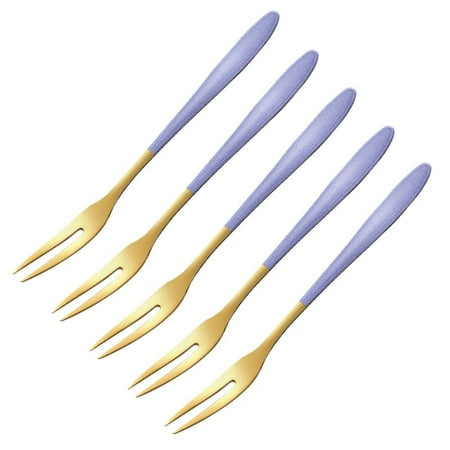 Fruit Forks Appetizer Dessert Forks Salad Forks Colorful Stainless-Steel Forks For Cake In Party Snail Fork Restaurant 5 Inch
Fruit Forks Appetizer Dessert Forks Salad Forks Colorful Stainless-Steel Forks For Cake In Party Snail Fork Restaurant 5 Inch