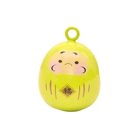Cartoon Daruma Bells Pendant Accessories Seal Japanese Water Bells Copper Hanging Accessories Supplies for DIY Backpack Costume Pendant (Green)
Cartoon Daruma Bells Pendant Accessories Seal Japanese Water Bells Copper Hanging Accessories Supplies for DIY Backpack Costume Pendant (Green)