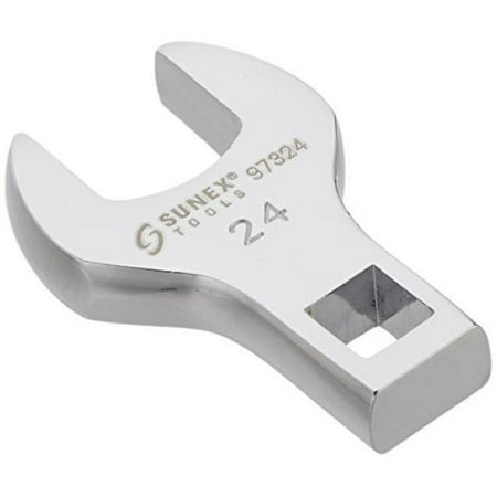 Sunex Tools SUU-97324A 0.5 in. Drive Jumbo Crowfoot Wrench - 24 mm