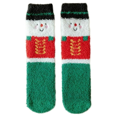 Christmas Crew Socks Thicken Cartoon Xmas Fuzzy Socks Holiday Socks for Women
Christmas Crew Socks Thicken Cartoon Xmas Fuzzy Socks Holiday Socks for Women