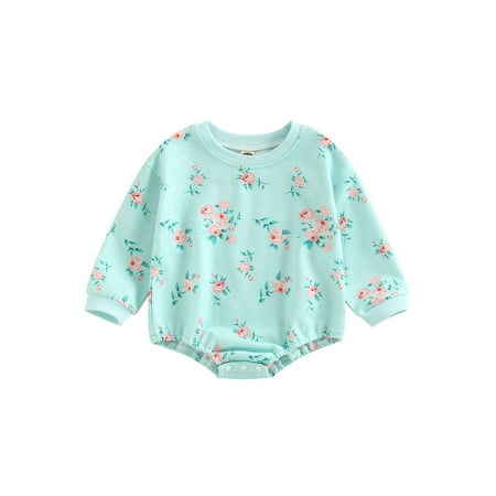 Jkerther Infant Baby Spring Fall Romper Long Sleeve Round Neck Bear/Floral Print One-Piece Bodysuit
Jkerther Infant Baby Spring Fall Romper Long Sleeve Round Neck Bear/Floral Print One-Piece Bodysuit