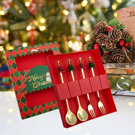 PeiBai Christmas Spoon Set Cute Snowman Spoon Christmas Dessert Spoon Fork Gift Cutlery
PeiBai Christmas Spoon Set Cute Snowman Spoon Christmas Dessert Spoon Fork Gift Cutlery
