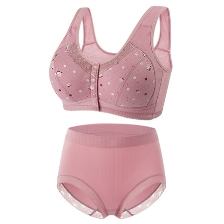 DroolingDog Women s Plus Size Bra Breathable Lightweight Gathered No Steel Ring Button Large Size Pink Underwear Set
DroolingDog Women s Plus Size Bra Breathable Lightweight Gathered No Steel Ring Button Large Size Pink Underwear Set