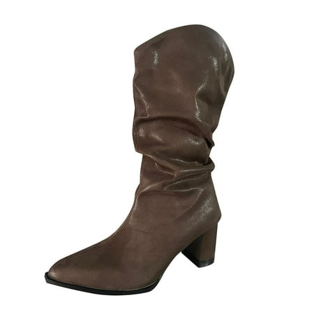 TAIAOJING Women Boots Casual Solid Color Slip On Elastic Boots Thick Heel High Heel Boots Fashion Shoes
TAIAOJING Women Boots Casual Solid Color Slip On Elastic Boots Thick Heel High Heel Boots Fashion Shoes