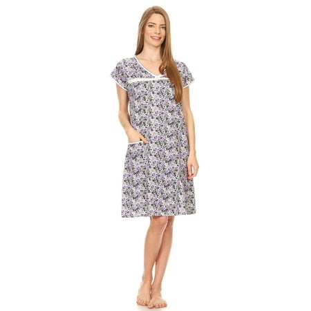 Lati Fashion Women Nightgown Sleeveless Female Nightgowns & Sleepshirts Purple XX-Large
Lati Fashion Women Nightgown Sleeveless Female Nightgowns & Sleepshirts Purple XX-Large