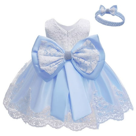 Promotion!Baby Girls Ruffle Lace Backless with Headwear Bowknot Flower Dresses Pageant Party Wedding 3-24 Months
Promotion!Baby Girls Ruffle Lace Backless with Headwear Bowknot Flower Dresses Pageant Party Wedding 3-24 Months