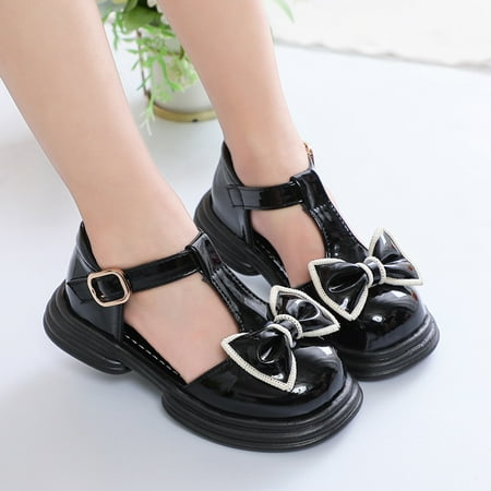 Girls Sandals Children Shoes Comfortable Soft Soled Thick Heeled Sandals Fashionable Toe Bow Princess Sandals Toddler Girl Sandals/Toddler Boy Sandals(Color:Black Size:2)
Girls Sandals Children Shoes Comfortable Soft Soled Thick Heeled Sandals Fashionable Toe Bow Princess Sandals Toddler Girl Sandals/Toddler Boy Sandals(Color:Black Size:2)