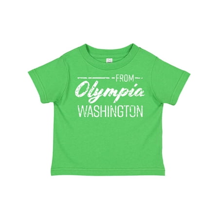 Inktastic From Olympia Washington in White Distressed Text Gift Toddler Boy or Toddler Girl T-Shirt
Inktastic From Olympia Washington in White Distressed Text Gift Toddler Boy or Toddler Girl T-Shirt