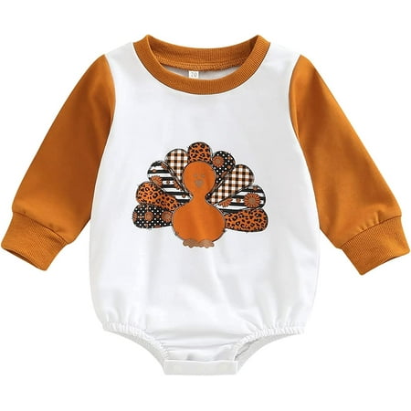 PIKADINGNIS Newborn Baby Girl Boy Thanksgiving Clothes Turkey Print Long Sleeve Sweatshirt Romper Jumpsuit Oversized Fall Outfits
PIKADINGNIS Newborn Baby Girl Boy Thanksgiving Clothes Turkey Print Long Sleeve Sweatshirt Romper Jumpsuit Oversized Fall Outfits