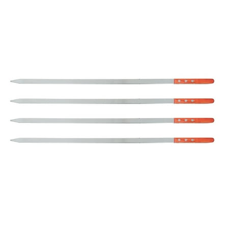 HOMEMAXS 4pcs Multipurpose Skewers Sticks Stainless Steel Kebab Skewers for Camping BBQ
HOMEMAXS 4pcs Multipurpose Skewers Sticks Stainless Steel Kebab Skewers for Camping BBQ