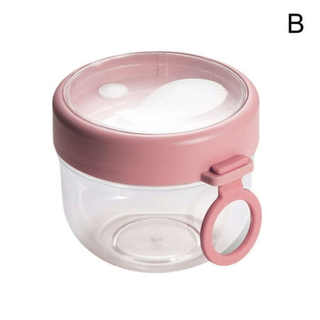 Overnight Oats Container Oatmeal Containers With Lids Portable Oatmeal Cups|