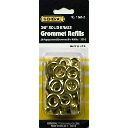 General General 1261-2 Grommet Refill 3/8 24 Pack