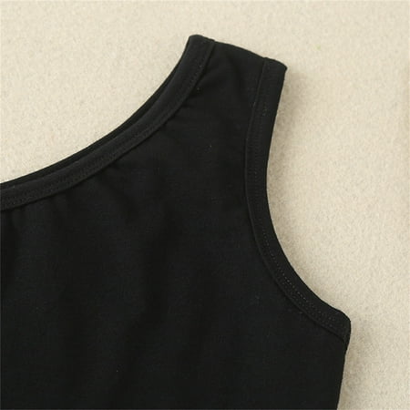 kpoplk Summer Outfits For Toddler Girls Baby Girls Sleeveless Halter Bowknot Crop Top T-Shirt Button A-line Skirts 2Pcs Summer Outfits(Black)
kpoplk Summer Outfits For Toddler Girls Baby Girls Sleeveless Halter Bowknot Crop Top T-Shirt Button A-line Skirts 2Pcs Summer Outfits(Black)