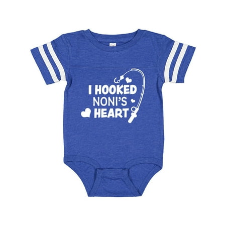 Inktastic I Hooked Noni s Heart with Fishing Rod Gift Baby Boy or Baby Girl Bodysuit
Inktastic I Hooked Noni s Heart with Fishing Rod Gift Baby Boy or Baby Girl Bodysuit