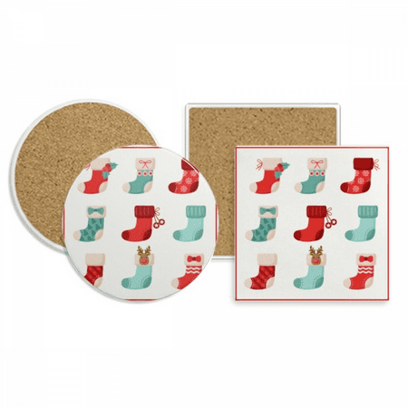 Merry mas Colorful Sock Illustration Coaster Cup Mug Holder Absorbent Stone Cork Base Set
Merry mas Colorful Sock Illustration Coaster Cup Mug Holder Absorbent Stone Cork Base Set