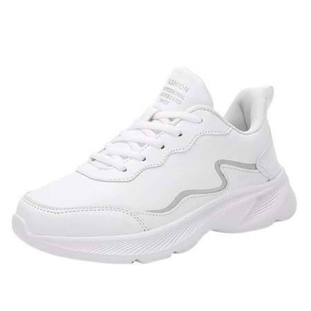 Sneakers for Women Ladies Shoes Solid Color Fashion Leather Lace-Up Flat Heel Round Head Sneakers Womens Sneakers Mesh White 39
Sneakers for Women Ladies Shoes Solid Color Fashion Leather Lace-Up Flat Heel Round Head Sneakers Womens Sneakers Mesh White 39