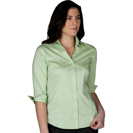 Edwards Garment Women's Soft Collar 3/4 Sleeve Blouse, Style 5045