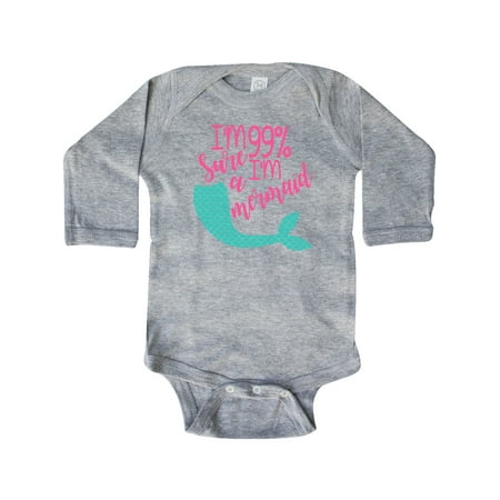 Inktastic I m 99 Percent Sure I m a Mermaid Gift Baby Boy or Baby Girl Long Sleeve Bodysuit
Inktastic I m 99 Percent Sure I m a Mermaid Gift Baby Boy or Baby Girl Long Sleeve Bodysuit
