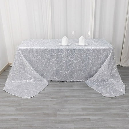BalsaCircle 90x156 in Silver Metallic Tinsel Polyester Rectangle Tablecloth Party Events Decorations Supplies
BalsaCircle 90x156 in Silver Metallic Tinsel Polyester Rectangle Tablecloth Party Events Decorations Supplies