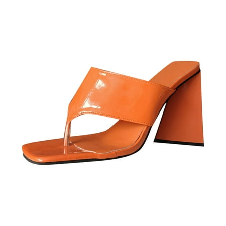 VKEKIEO Women s Shoes Fashion Solid Color Candy Colors Minimalistic Clip Toe Thick Heel Sandals Slippers Flip Flop
VKEKIEO Women s Shoes Fashion Solid Color Candy Colors Minimalistic Clip Toe Thick Heel Sandals Slippers Flip Flop
