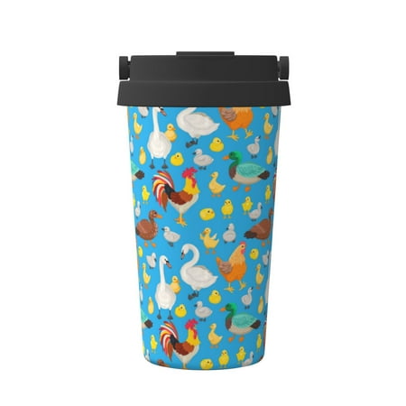 Susaid Rooster And Chickens Print Coffee Travel Mug Insulated Coffee Mug with Lid Leakproof Coffee Thermos Coffee Tumbler for Hot&Cold Drinks
Susaid Rooster And Chickens Print Coffee Travel Mug Insulated Coffee Mug with Lid Leakproof Coffee Thermos Coffee Tumbler for Hot&Cold Drinks