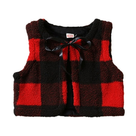 Kids Toddler Girls Sleeveless Coat Winter Windproof Thicken Coat Jacket Kids Warm Plaid Printed Vest Outerwear
Kids Toddler Girls Sleeveless Coat Winter Windproof Thicken Coat Jacket Kids Warm Plaid Printed Vest Outerwear