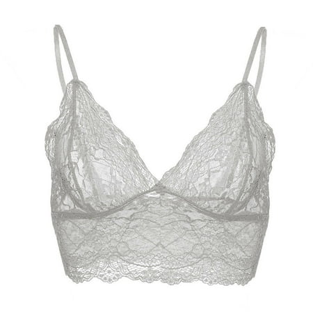 Simplmasygenix Women s Lingerie Lace Sexy Clearance Ladies Fashion Sexy Lace Big Backless Perspective Underwear Bra Underwear