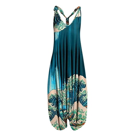 Women’s Summer Jumpsuit V-Neck Sleeveless Spaghetti Strap Boho Floral Printed Jumpsuit Romper One Piece Party Outfit Plus Size Oversize Loose Dresses
Women’s Summer Jumpsuit V-Neck Sleeveless Spaghetti Strap Boho Floral Printed Jumpsuit Romper One Piece Party Outfit Plus Size Oversize Loose Dresses