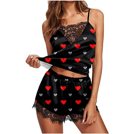 Pajamas for Women KKCXFJX Women s Valentine s Day Love Printing Set Elastic Waist Short Pants Pajamas Sets
Pajamas for Women KKCXFJX Women s Valentine s Day Love Printing Set Elastic Waist Short Pants Pajamas Sets