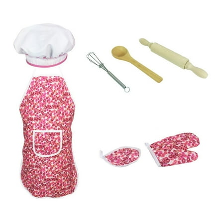 Child Apron Rolling Pin Apron Set Kitchen Baking Gadgets Kid DIY Handcraft Kitchen Tool (Pink 7pcs Set)
Child Apron Rolling Pin Apron Set Kitchen Baking Gadgets Kid DIY Handcraft Kitchen Tool (Pink 7pcs Set)