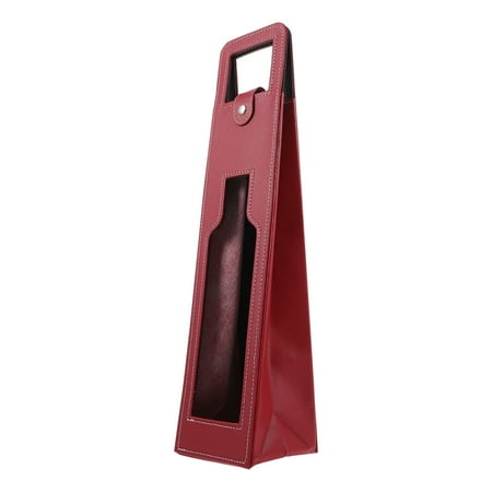 NUOLUX 1pc Wine Bottle Bags Wine Holder Wine Carrier Pouch Leather Wine Storage Pouch
NUOLUX 1pc Wine Bottle Bags Wine Holder Wine Carrier Pouch Leather Wine Storage Pouch